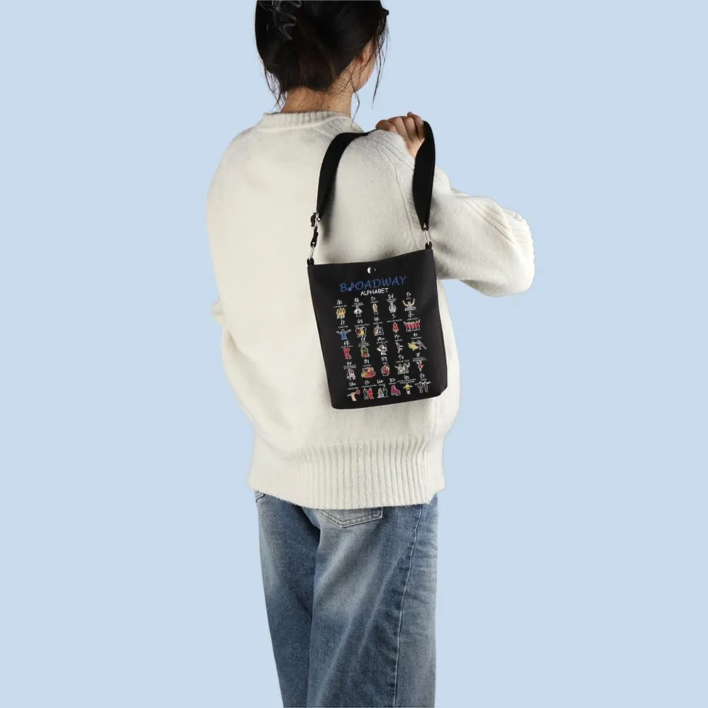 MNIGIU Musical Tote Bag Musical Lover Gift Musical Merchandise Musical Lover Gift