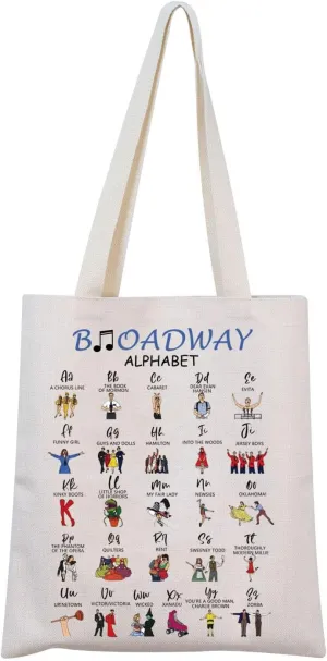 MNIGIU Musical Tote Bag Musical Lover Gift Musical Merchandise Musical Lover Gift