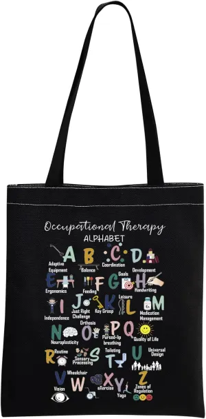 MNIGIU Occupational Therapy Tote Bag - OT Handbag for Therapist - Graduation Gift