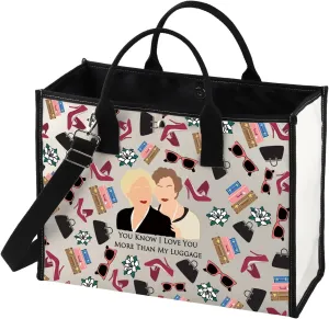 MNIGIU Steel Magnolias Gift Steel Magnolias Cosmetic Bag You Know I Love You More Than My Luggage Bag (You Know I TB)