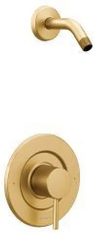 Moen T2192NHBG Align 2.5 GPM Single Handle Posi-Temp Pressure Balanced Trim with Shower Head, Brushed Gold