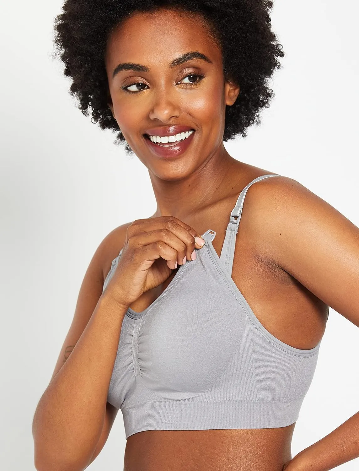 Motherhood Maternity Women’s Seamless Clip Down Nursing Bra Machine Washable Sizes S–3X Available in 1 & 2 Packs
