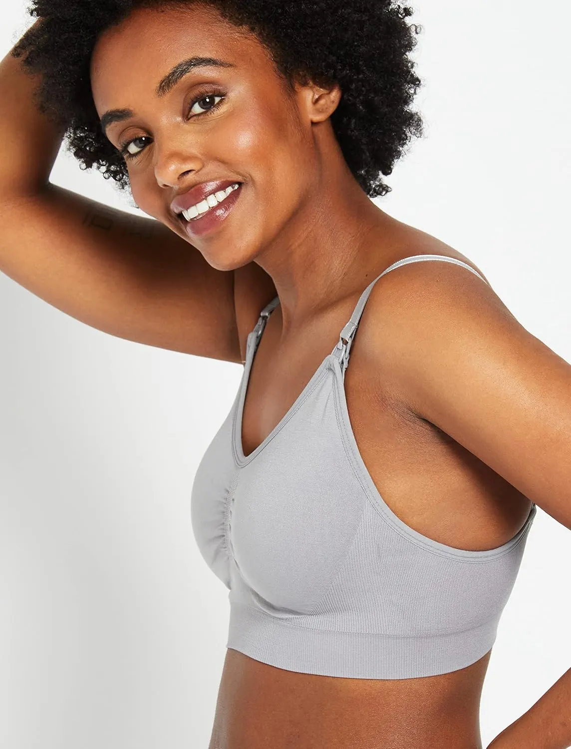Motherhood Maternity Women’s Seamless Clip Down Nursing Bra Machine Washable Sizes S–3X Available in 1 & 2 Packs