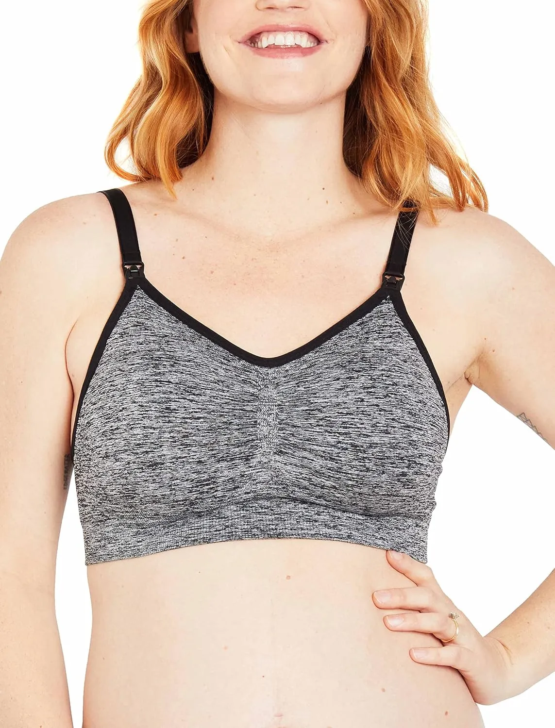 Motherhood Maternity Women’s Seamless Clip Down Nursing Bra Machine Washable Sizes S–3X Available in 1 & 2 Packs