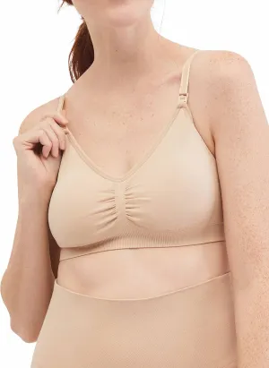 Motherhood Maternity Women’s Seamless Clip Down Nursing Bra Machine Washable Sizes S–3X Available in 1 & 2 Packs