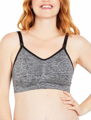 Motherhood Maternity Women’s Seamless Clip Down Nursing Bra Machine Washable Sizes S–3X Available in 1 & 2 Packs