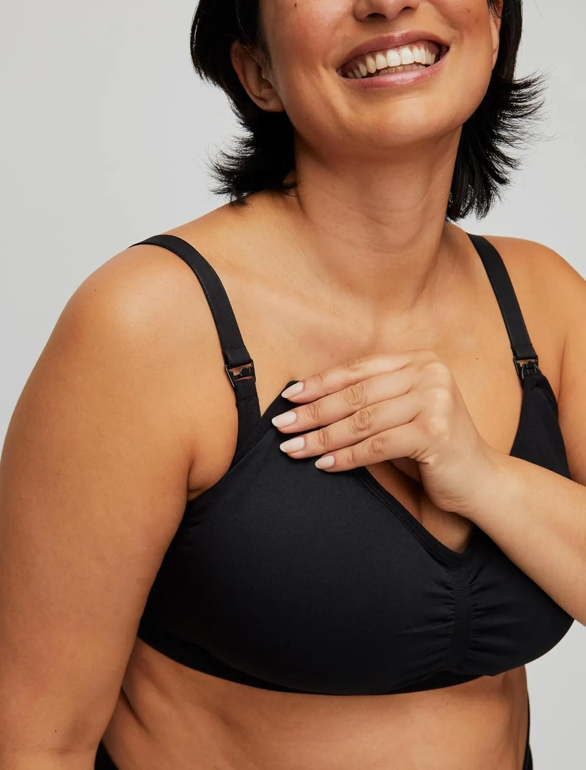 Motherhood Maternity Women's Wireless Clip Down Seamless Nursing Bra, 1 and 2 Packs