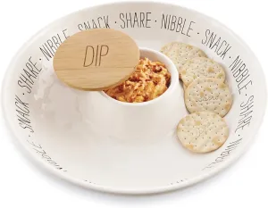 Mud Pie Circa Chip N Dip Set (Bistro Chip n' Dip Server)