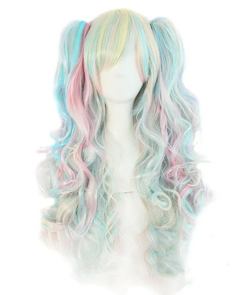 Multi-Color Pigtail Wigs