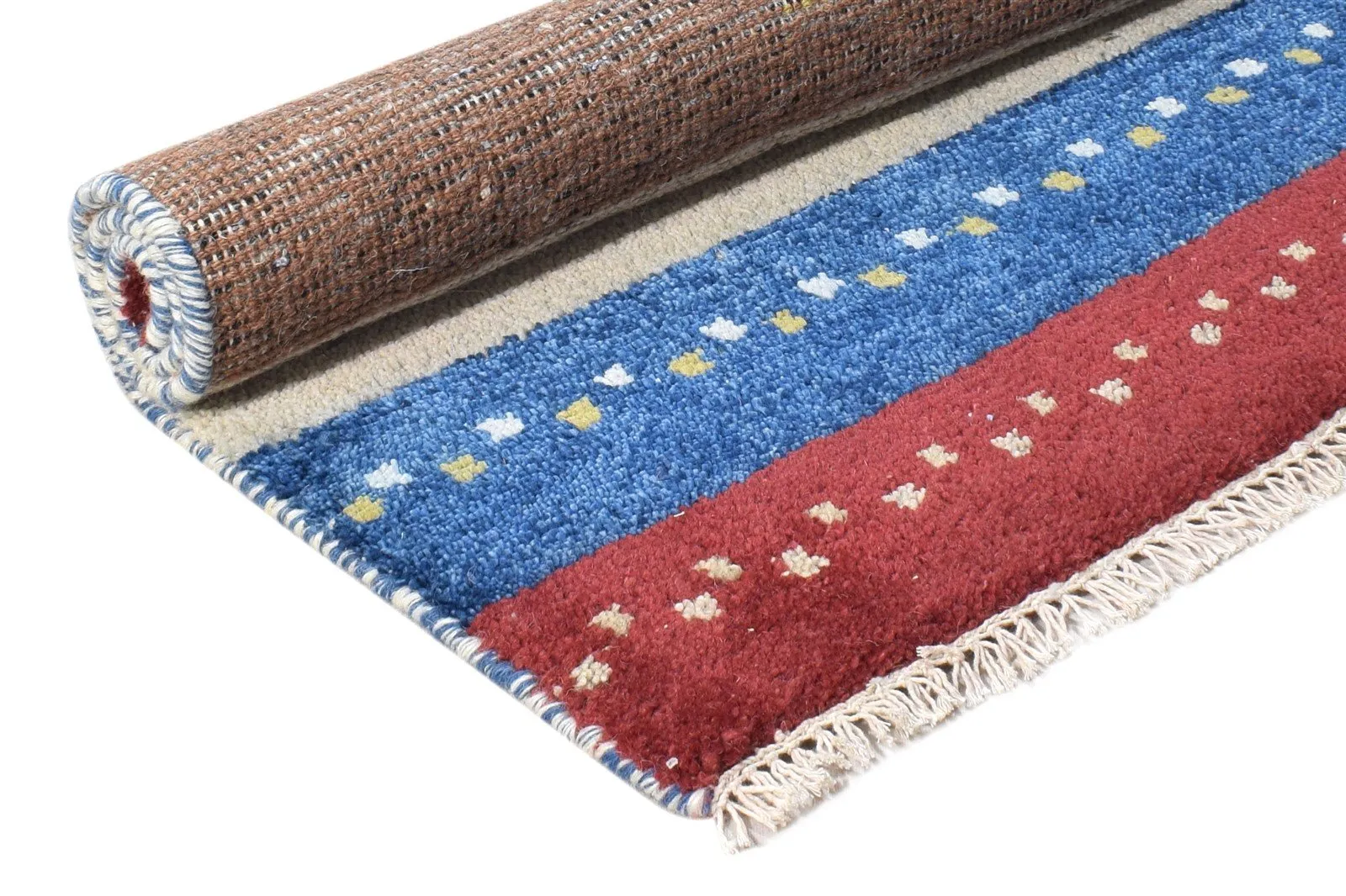 Multi Color Wool Rug 2X3 Southwestern Hand Knotted American Tribal Small Carpet