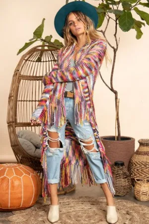 Multi Yarn Cardigan