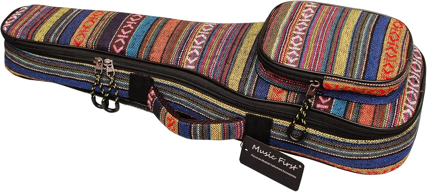 MUSIC FIRST 26" Tenor Country Style Ukulele Bag Gig Bag Case Cover Version 3.0