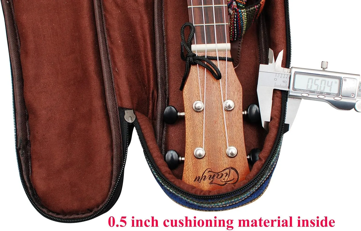 MUSIC FIRST 26" Tenor Country Style Ukulele Bag Gig Bag Case Cover Version 3.0