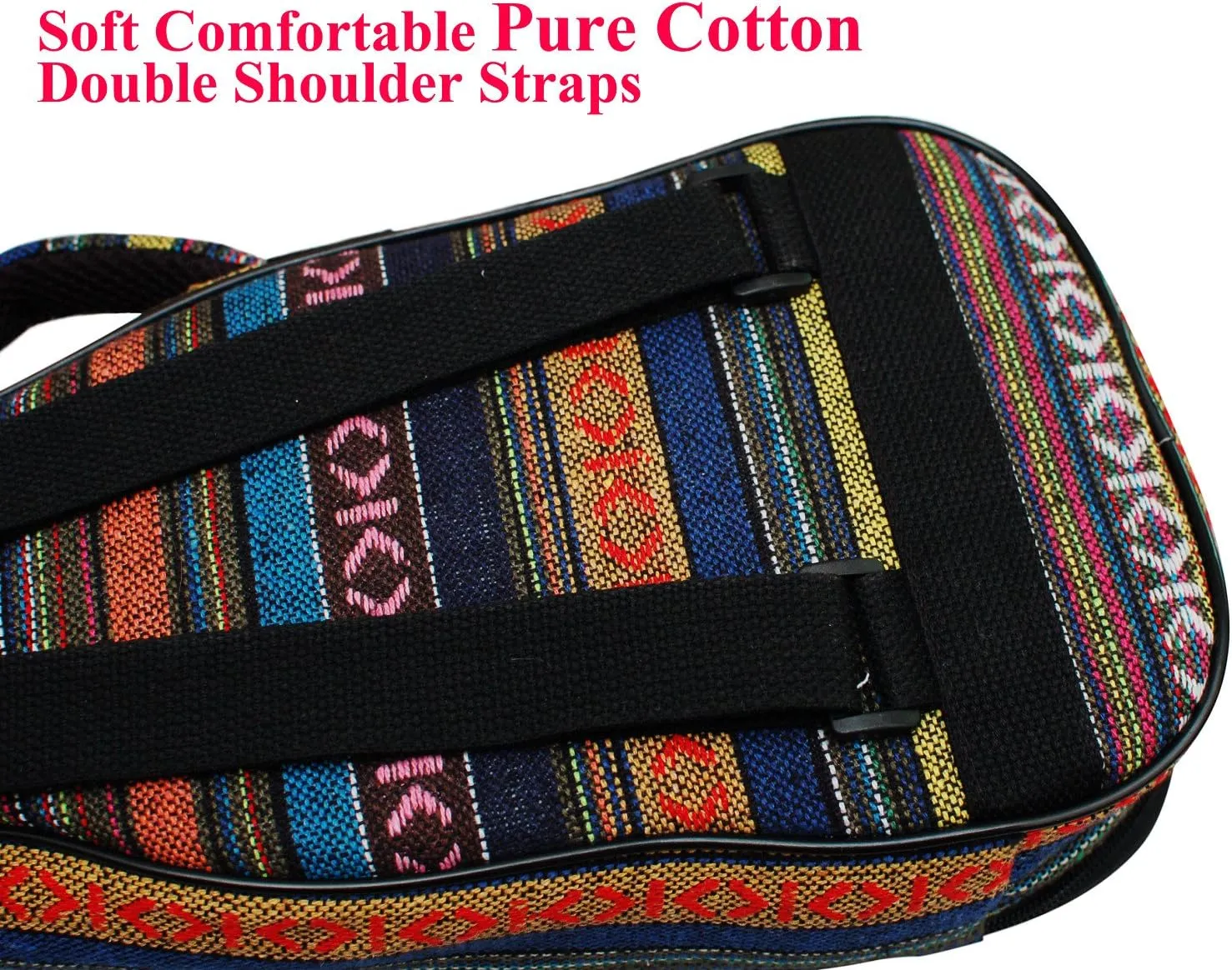 MUSIC FIRST 26" Tenor Country Style Ukulele Bag Gig Bag Case Cover Version 3.0