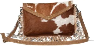Myra Bag Women's Fancy Delight Cowhide Brown One Size