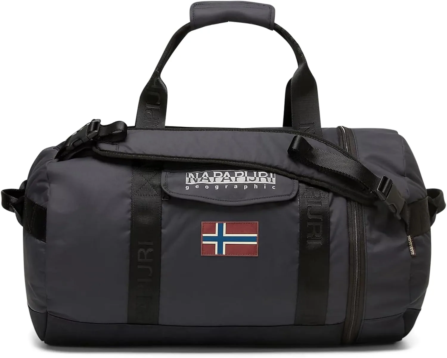 Napapijri Duffle Bag Bering Travel Unisex Polyester Black Uni