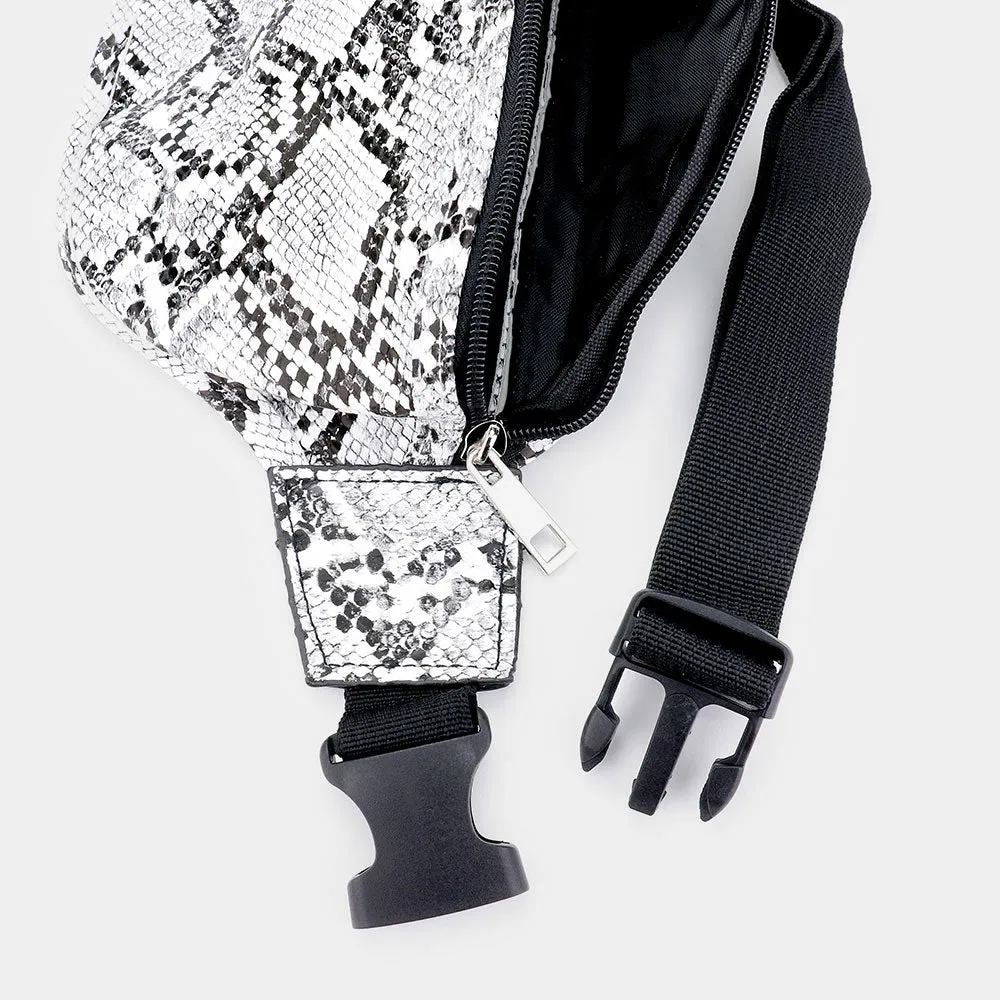Neon Snakeskin Fanny pack
