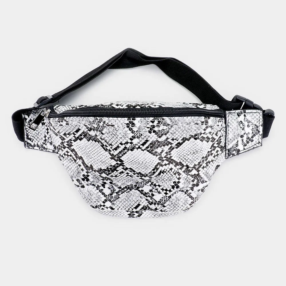Neon Snakeskin Fanny pack