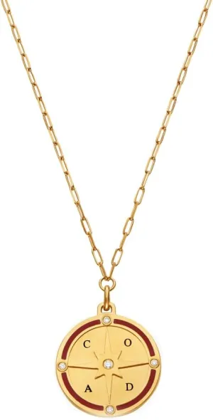 Oak&Luna - Personalized Engraved Necklace with Diamond Option