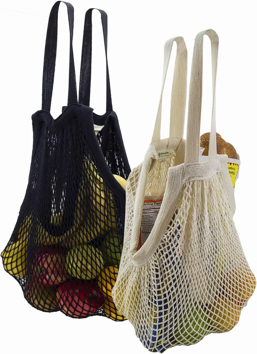 Organic Cotton Heavy Duty Double Handle String Bag