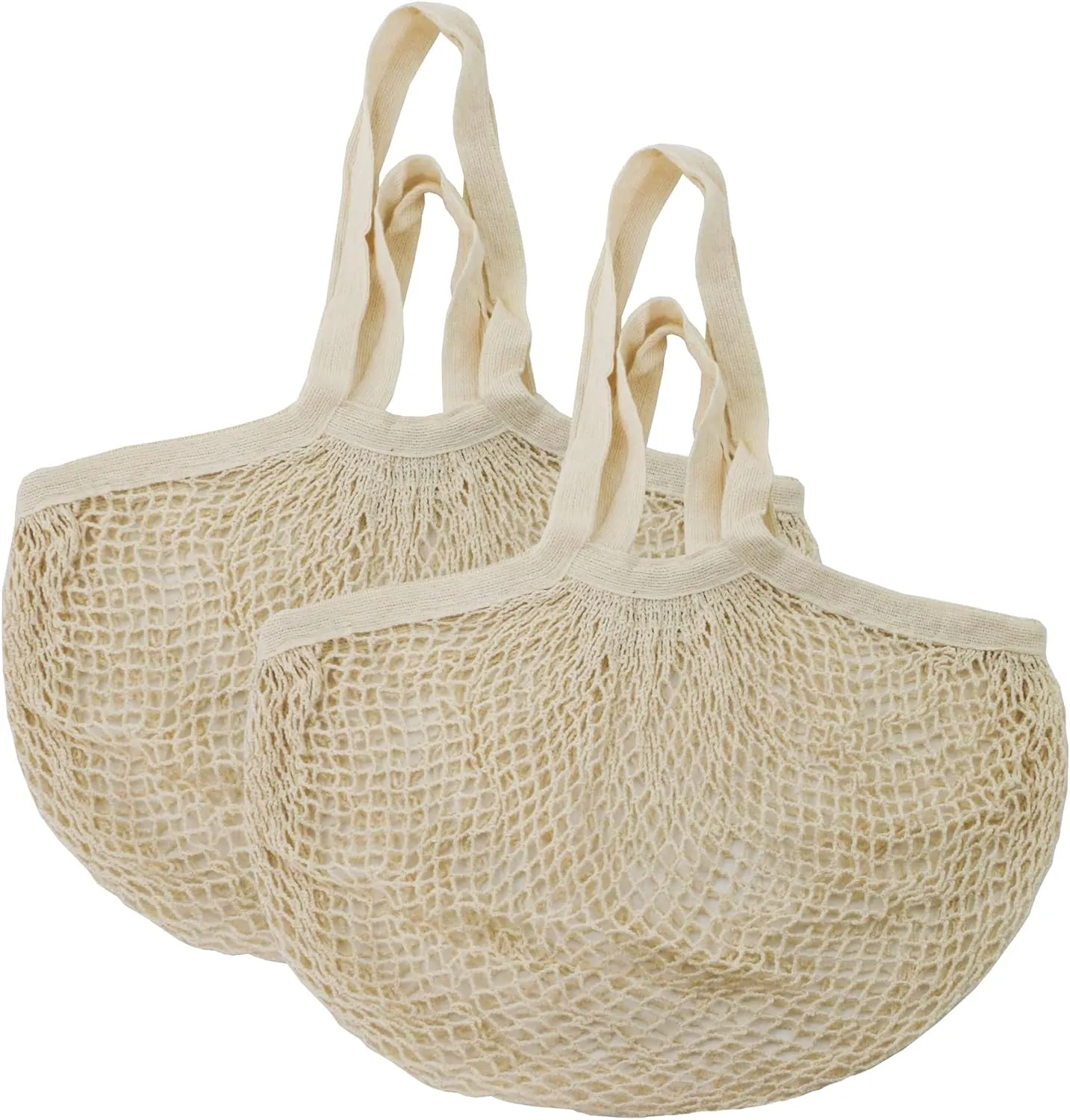 Organic Cotton Heavy Duty Double Handle String Bag