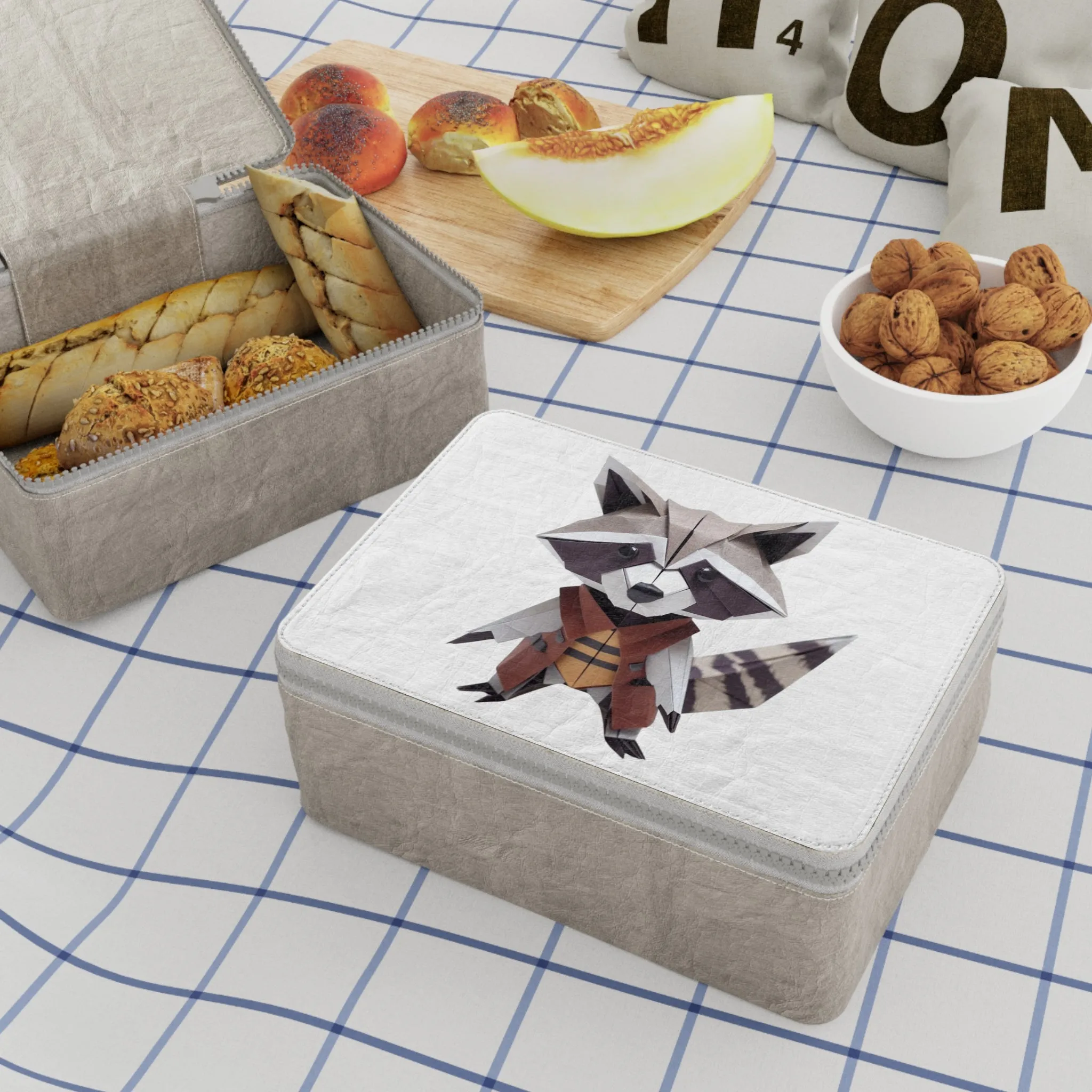 Origami Rocket Paper Lunch Bag - white