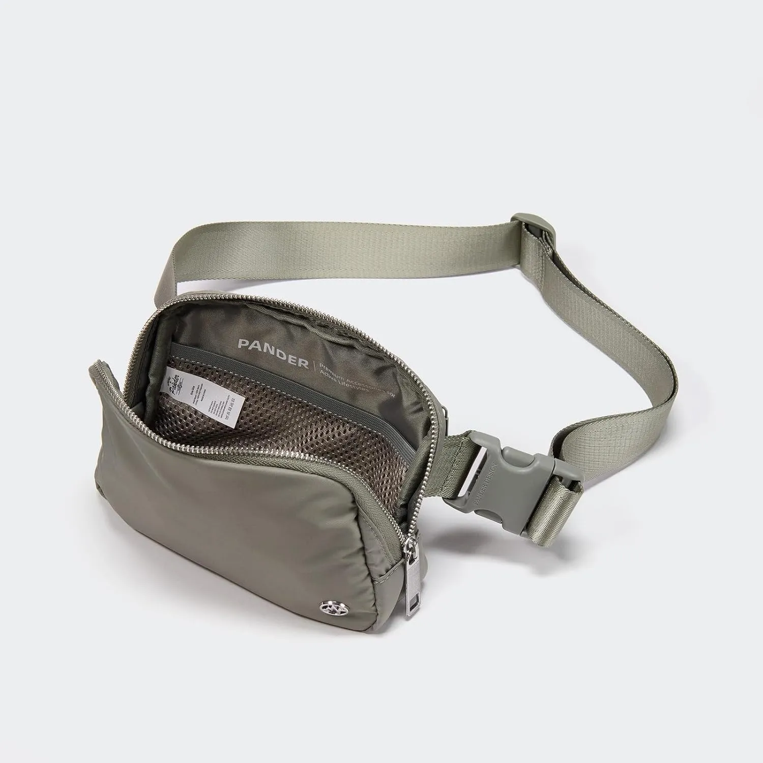 Pander Everywhere Belt Bag for Women, Fashion Waist Packs, Crossbody Bags, Everywhere Belt Bag with Adjustable Strap (Grey Sage).