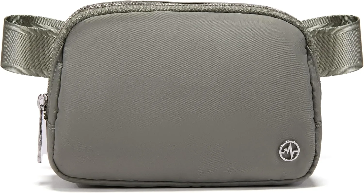 Pander Everywhere Belt Bag for Women, Fashion Waist Packs, Crossbody Bags, Everywhere Belt Bag with Adjustable Strap (Grey Sage).