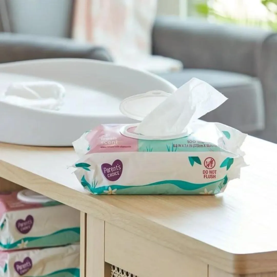 Parent's Choice Fresh Scent Baby Wipes, 300 Count