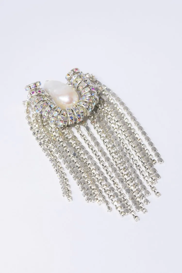 Pearl Octopuss.y Octopuss Fringe Brooch