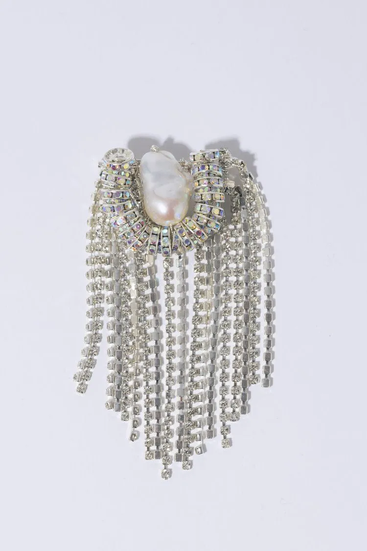 Pearl Octopuss.y Octopuss Fringe Brooch