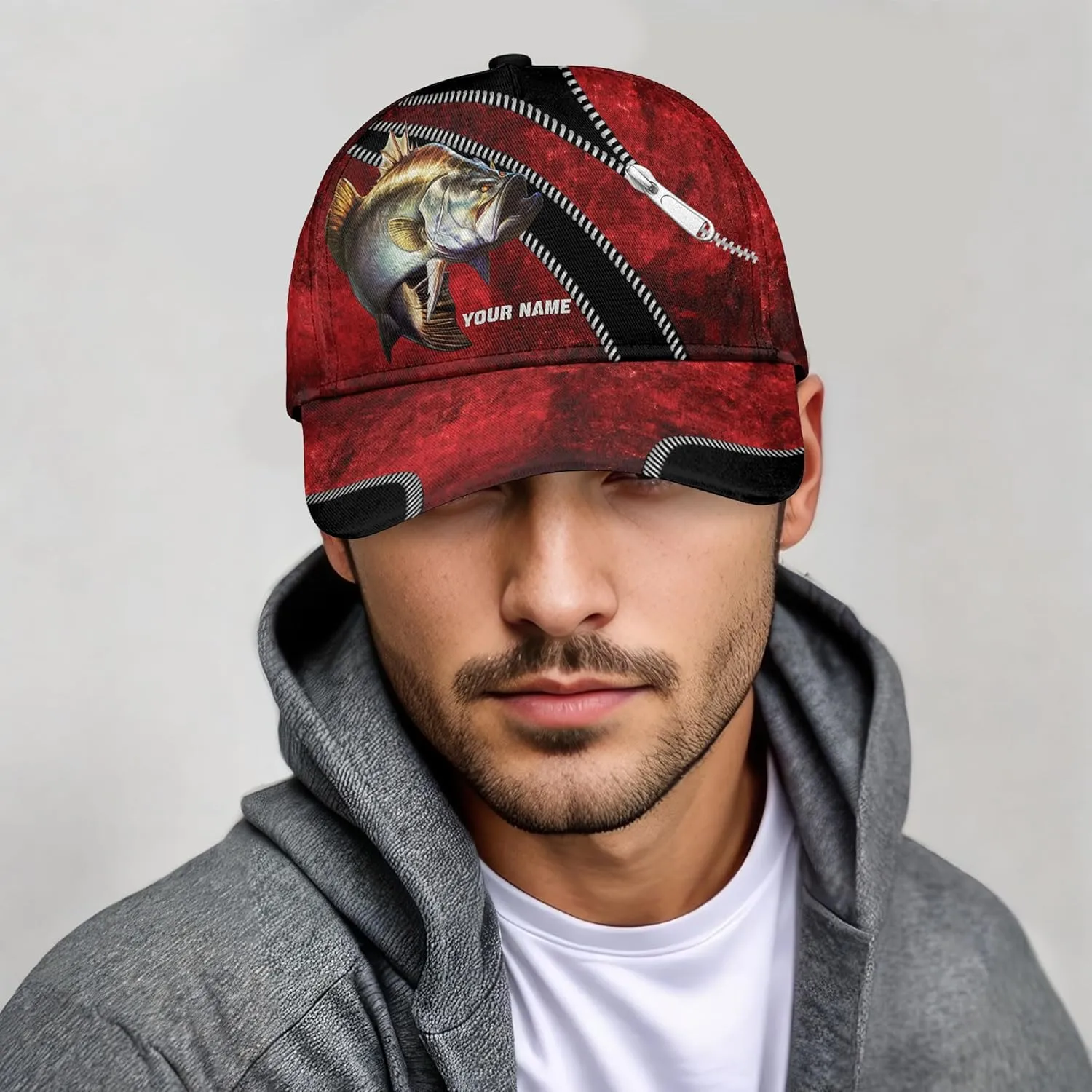 Personalized Baseball Cap, 3D Printed Ball Caps for Teen Boys, Unisex Ball Caps, Fitted Hats for Men
