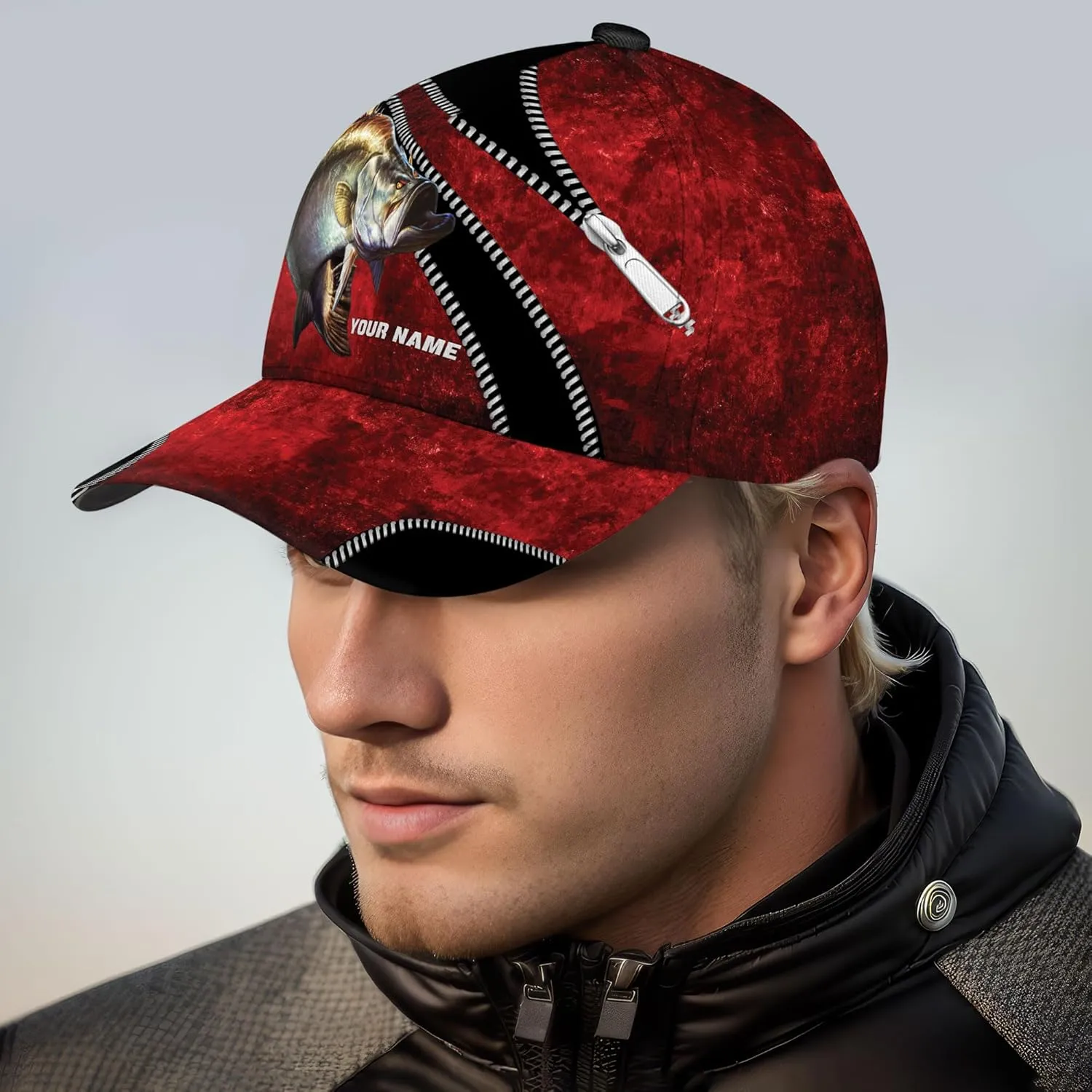 Personalized Baseball Cap, 3D Printed Ball Caps for Teen Boys, Unisex Ball Caps, Fitted Hats for Men