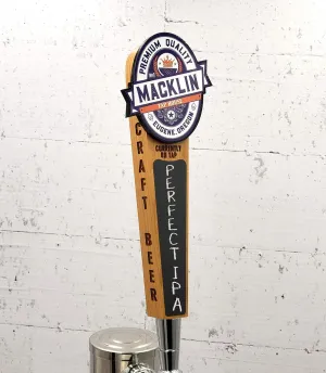 Personalized Beer Tap Handle-Classic Logo Edition, Laser Engraved Sides