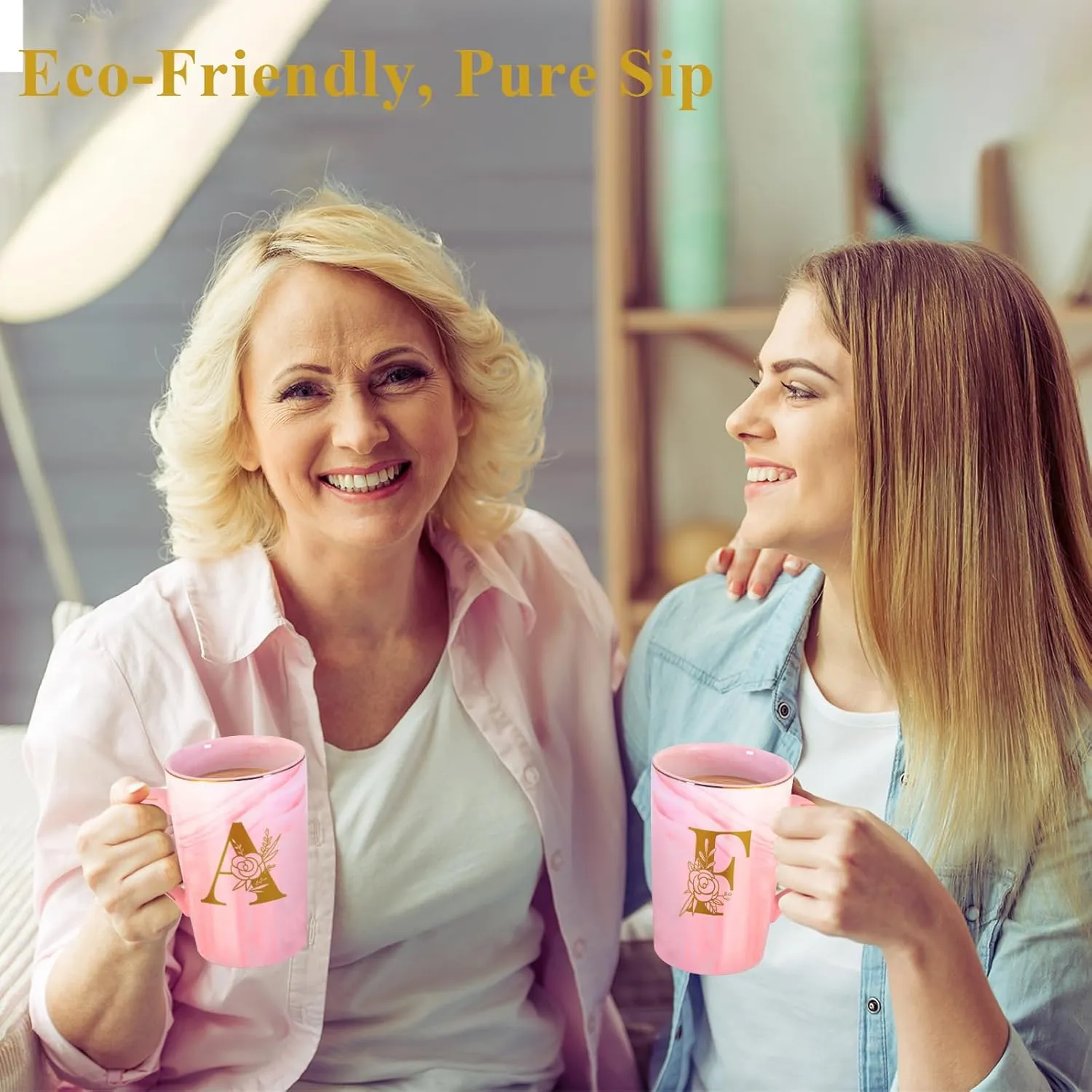 Personalized Ceramic Coffee Mug with Lid Tea Cup Girlfriend Gf Gifts Future Mrs Her Women Boyfriend 1 One Year Anniversary Meaningful Cute Romantic Christmas Xmas First Valentines I Love You More,C