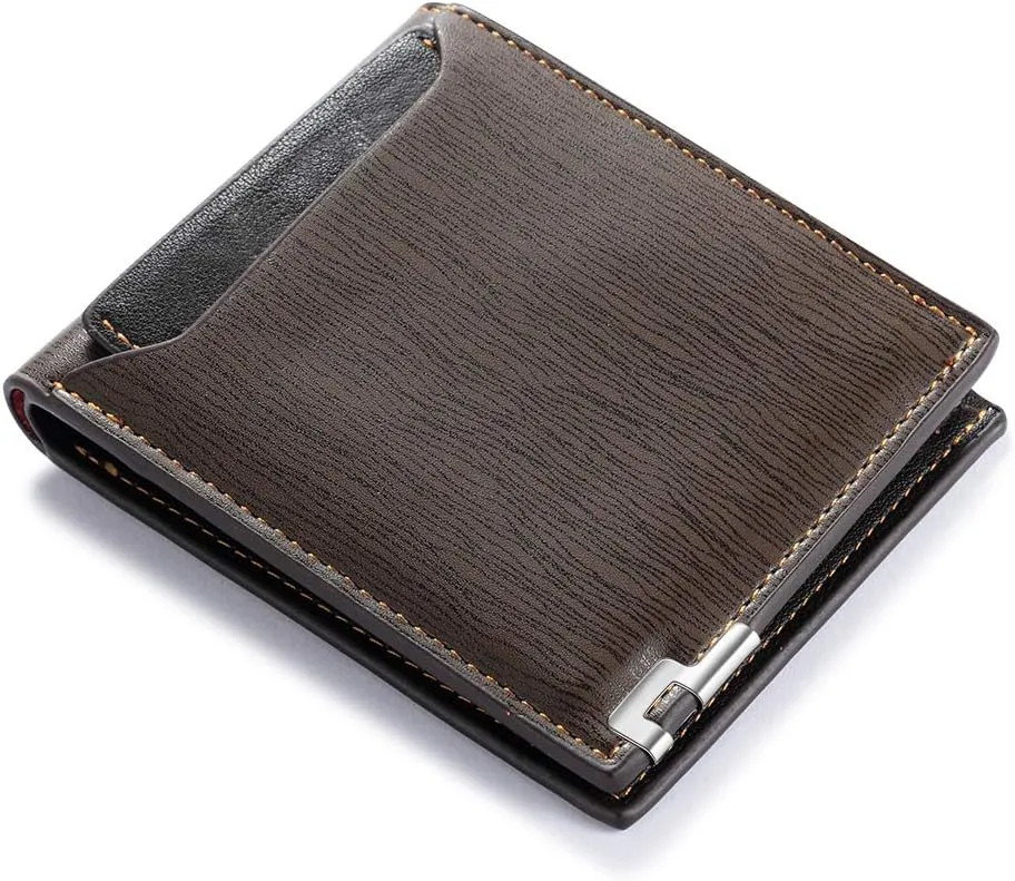 Personalized Engraved Wallet, Custom Photo Wallets for Men, Engraved Customized Leather Wallet for Men, Dad, Son, BF