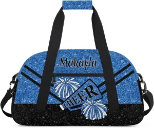 Personalized Name Cheerleader Bag for Girls Customized Cheer Duffel Bag with Team Name Carry On Travel Bag