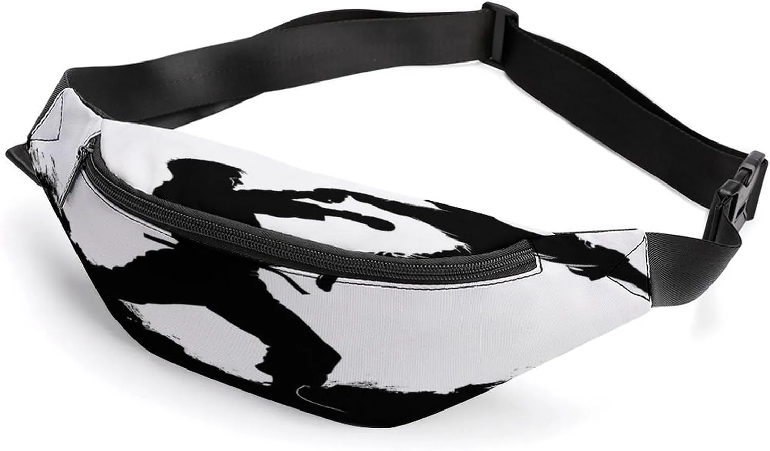 Personalized Waist Packs with Adjustable Strap,Kickboxing CrossBody Fanny Pack Casual Bag for Travel Sports Running Hiking