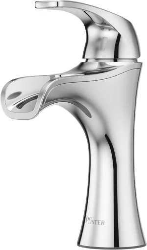 Pfister Jaida Bathroom Sink Faucet, Single Control, 1-Handle, Single Hole, Polished Chrome Finish, LF042JDCC
