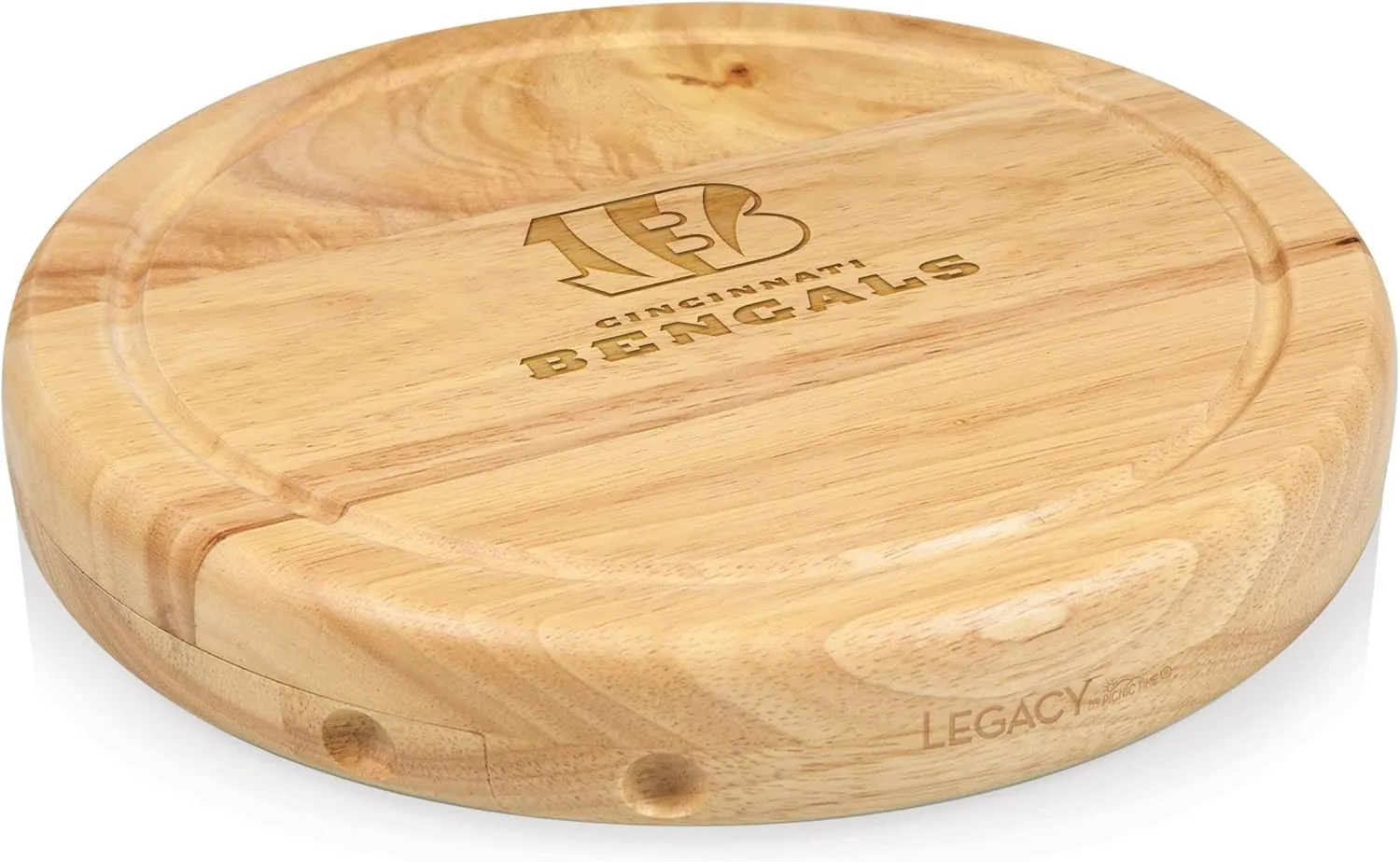PICNIC TIME NFL Circo Cheese Board and Knife Set - Charcuterie Board Set - Wood Cutting Board