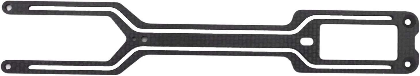 plplaaoo RC Upper Deck Carbon Fiber Upgrade Part RC Car Top Deck for YOKOMO YD2 Z 1/10 Drift Car Fine Workmanship Lightweight Flexible Stable Driving Easy Installation (Black)
