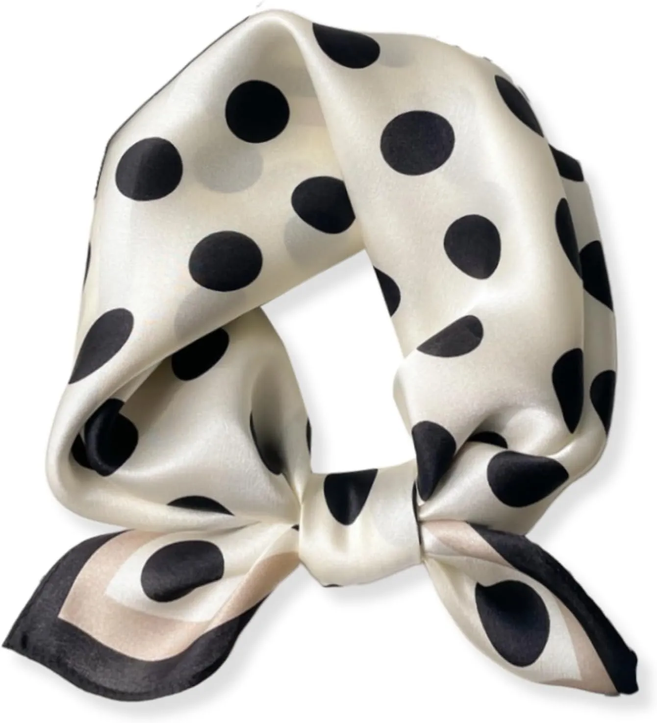 PoeticEHome 100% Mulberry Silk Neck Scarf 21"x21" Small Square Scarfs for Women Gift Packed