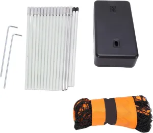 Portable Badminton Net, Badminton Net Quick Setup Practical for Beach Backyard Picnic (Orange)