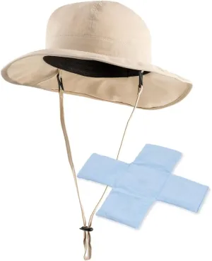 POWERCAP ICE Sun Hat – Instant Cooling with Reusable Ice Packs UPF 50 UV Sun Protection for Hot Weather - PCIC-1118