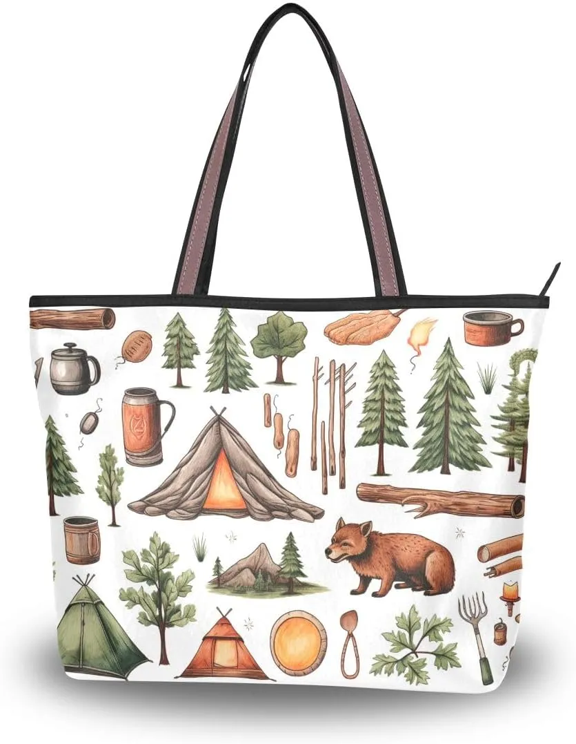 Primitive Tribe Shoulder Bags Large Handle Ladies Handbag