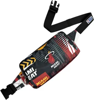 Pro Specialties Miami Heat Basketball Fanny Pack TM1872: Adult Bag (Street Series) Elevate Your Style with this Trendy Belt Bag - Ideal for Sports Enthusiasts. Perfect Waist Bag
