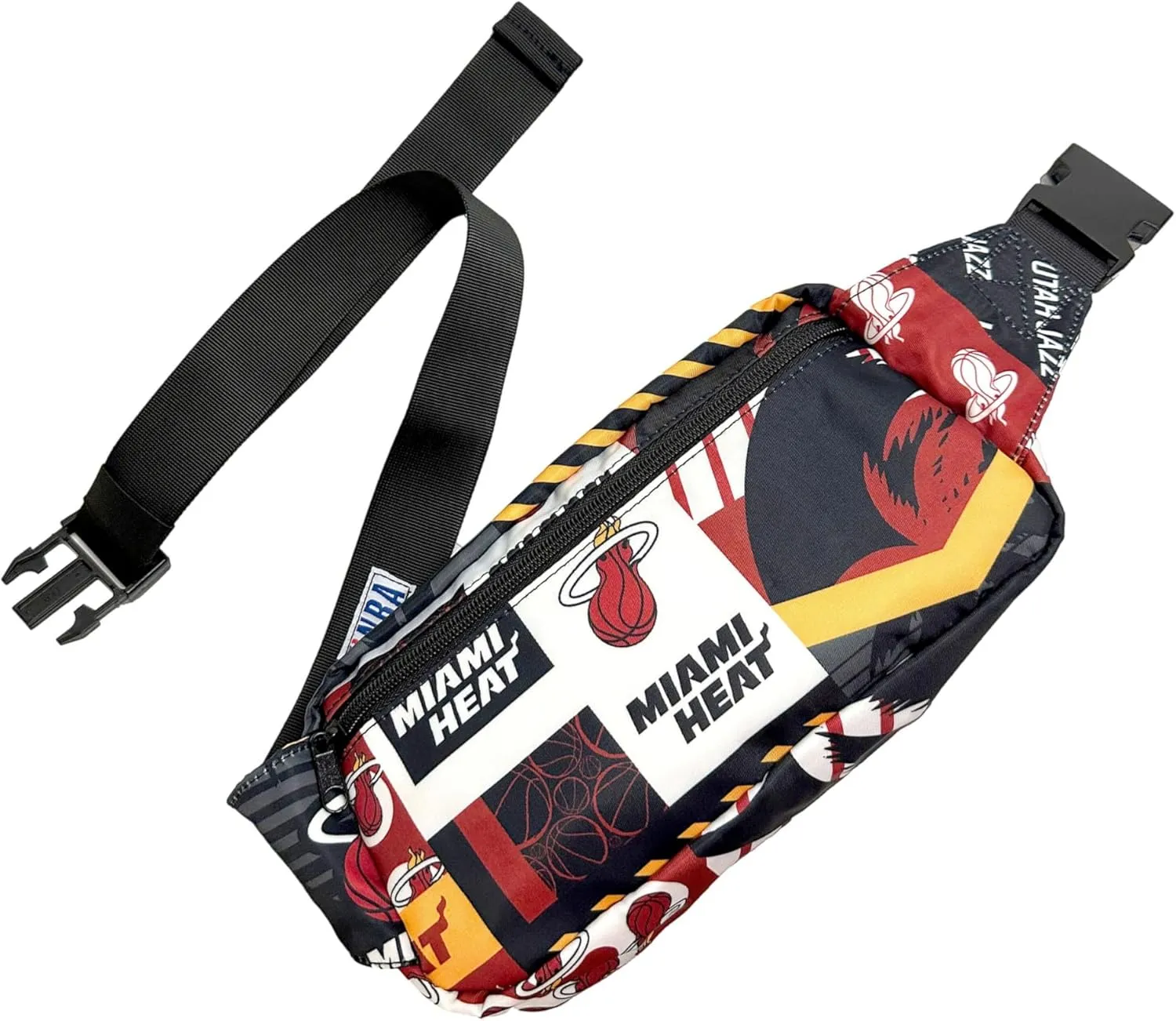 Pro Specialties Miami Heat Basketball Fanny Pack TM1872: Adult Bag (Street Series) Elevate Your Style with this Trendy Belt Bag - Ideal for Sports Enthusiasts. Perfect Waist Bag