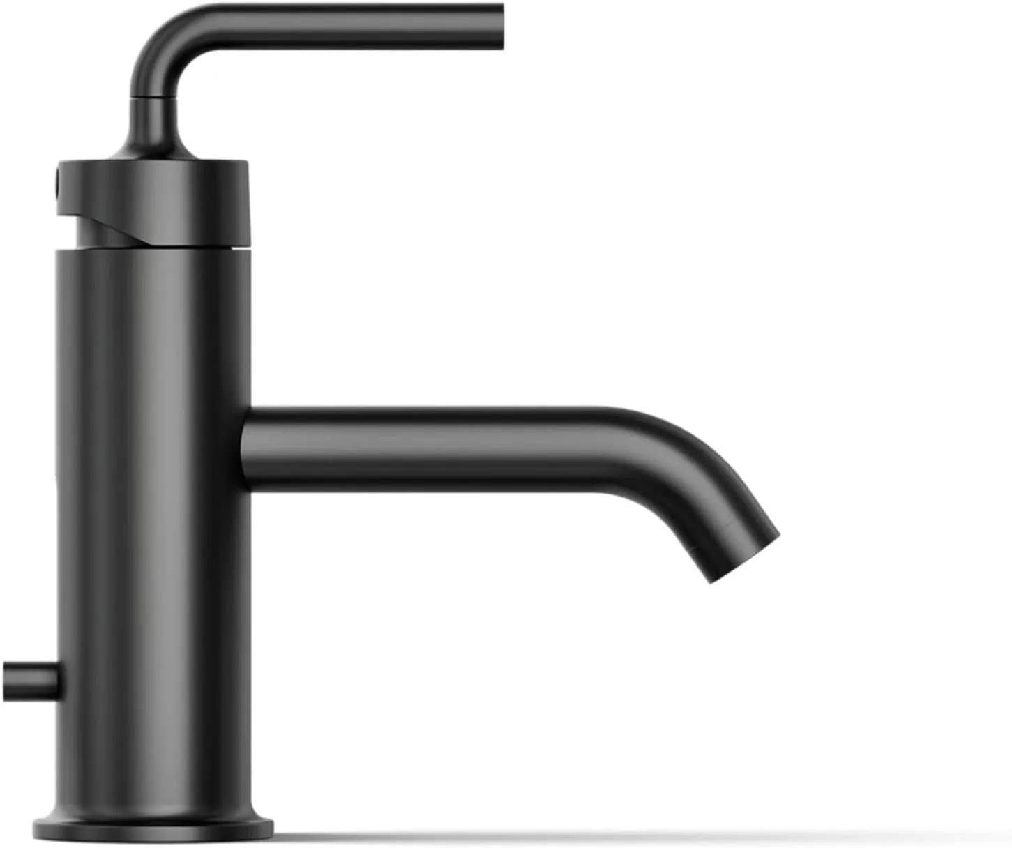 Purist Single-Handle Bathroom Sink Faucet with Straight Lever Handle, 1.2 gpm Matte Black