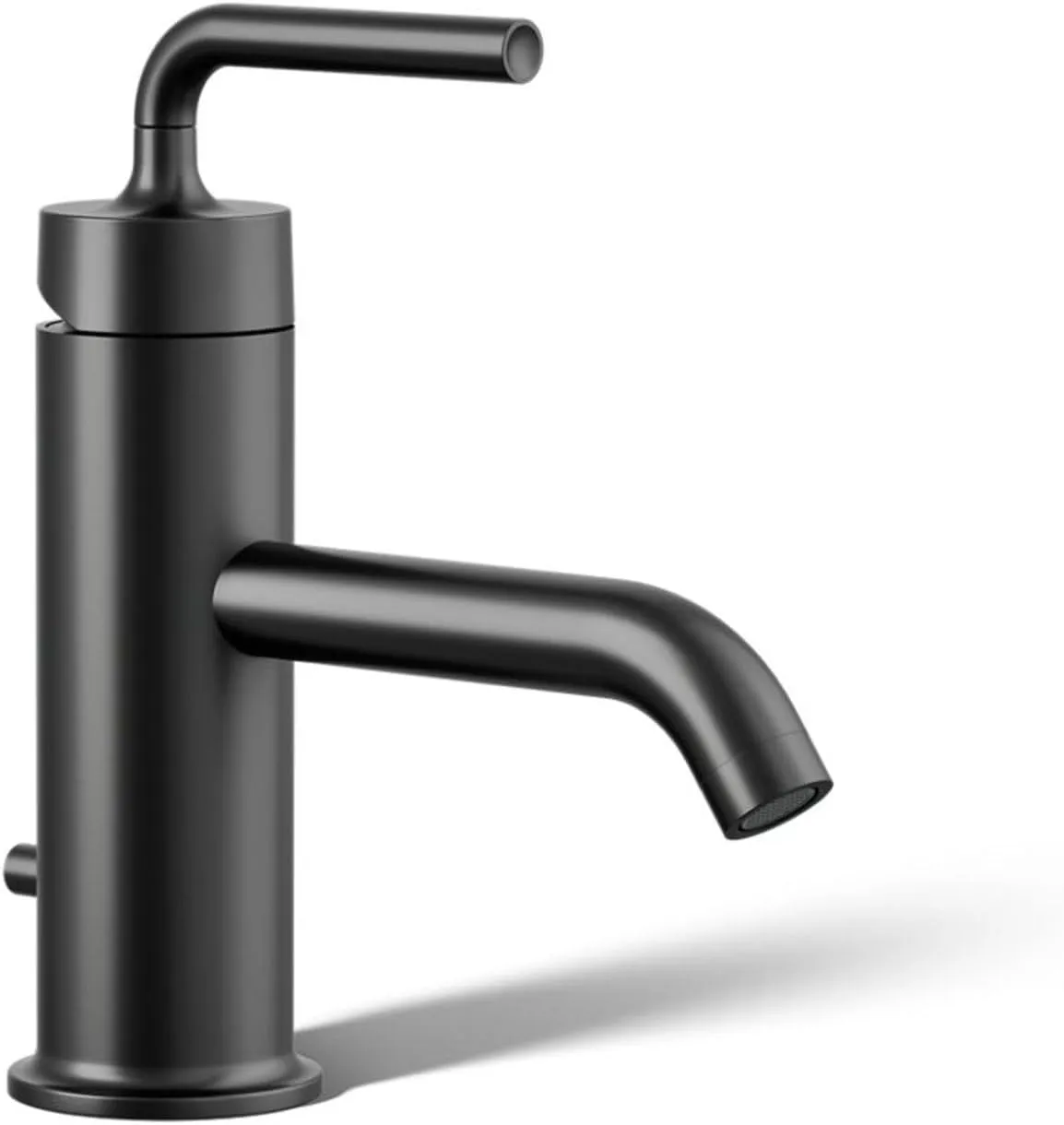 Purist Single-Handle Bathroom Sink Faucet with Straight Lever Handle, 1.2 gpm Matte Black