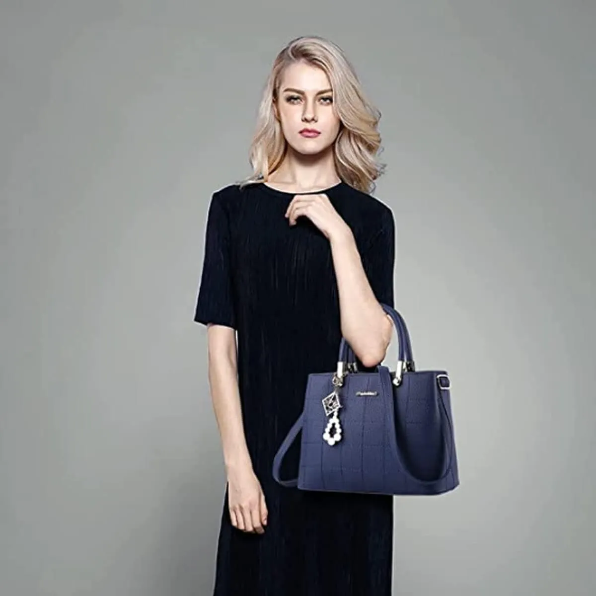 Purses and Handbags for Women PU Leather Top Handle Satchel Ladies Shoulder Tote Bags